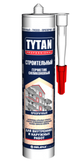 картинка Tytan Professional силикон нейтральный PRO, прозрачный (280 мл) (КНР) от магазина ТНП