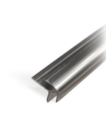 картинка Молдинг наружний угловой полукруглый SILVER GLOSSY 2980 мм Глянцевый  (1уп-100шт) от магазина ТНП
