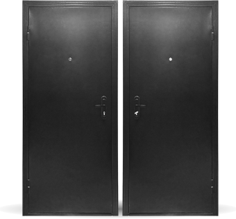 картинка Дверь мет. STRONG Ардитос BLACK 5-1 МЕТ/МЕТ 960*2050 L от магазина ТНП