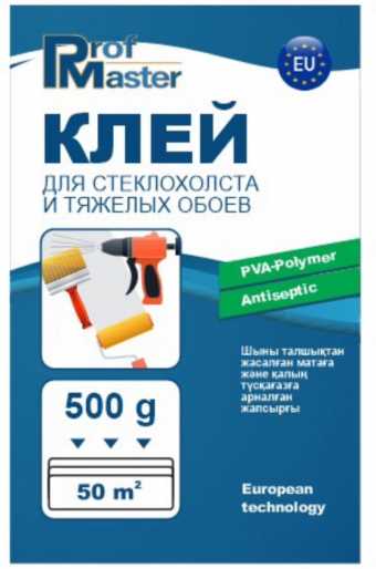 картинка Prof master Клей для стеклообоев, 500 гр (12 шт/упак) от магазина ТНП