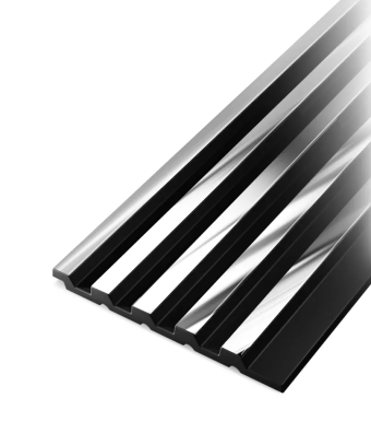 картинка Лувер T CHROM GLOSSY (JG2005)  120*12*2900mm (PM5) (1уп-22шт) от магазина ТНП