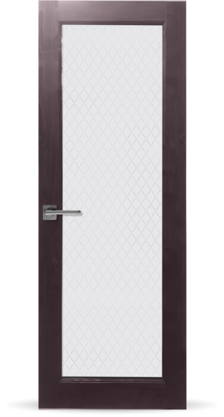 картинка Полотно дверное ПДО Bronze-20-6-10 [ ПВХ Орех шоколадный] от магазина ТНП