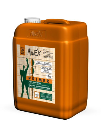картинка Грунтовка Alinex PRIMER, 10 кг (для стен и потолков, полимерная) от магазина ТНП