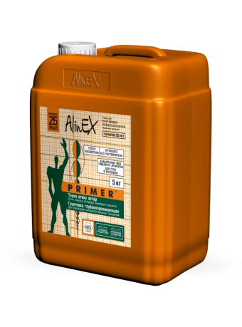 картинка Грунтовка Alinex PRIMER, 5 кг (для стен и потолков, полимерная) от магазина ТНП