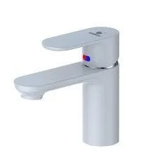 картинка смеситель для умывальника CAL2521A45M хром-белый от магазина ТНП