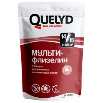 картинка QUELYD клей обойный Мульти-флизелин 2,2 кг от магазина ТНП