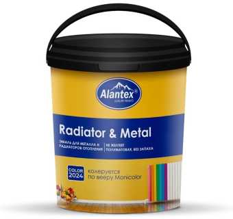картинка Эмаль для металла и  радиаторов отопления"Alantex Radiator & Metal" 2,5кг от магазина ТНП