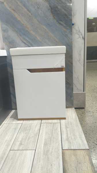 картинка AVK2. Тумба навесная, 1 Дверь, 400, коллекция (Ангелика, Cersanit Como, Дуб Крафт Золотой, Дуб Крафт от магазина ТНП