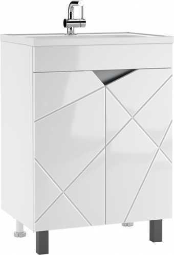 картинка Тумба под умывальник "UNIT 60" Vector без ящика Домино DV6603T от магазина ТНП