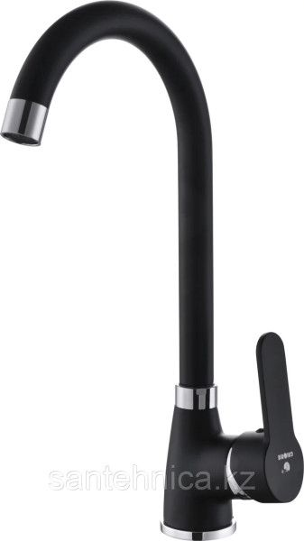 картинка смеситель для кухни CAL9924A82Q черный от магазина ТНП