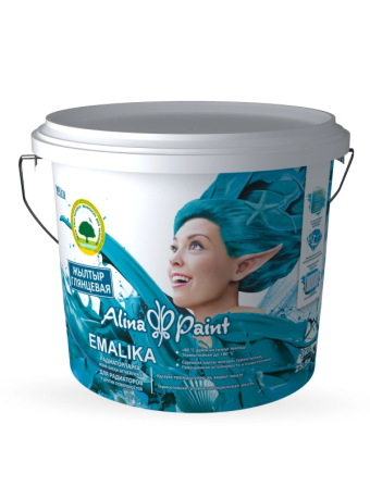 картинка Эмаль акриловая, Alina Paint EMALIKA, 3 кг (на водной основе, всесезонная) от магазина ТНП