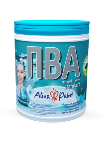 картинка Клей ПВА, Alina Paint Standart, 0.8 кг (ленолеум, ковролан, морозостойкая) от магазина ТНП