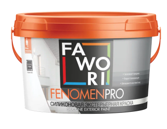 картинка FAWORI FENOMEN PRO MIX-1 краска 2,5 л. (для стен, интерьер, белый, полуматовое, моющийся) от магазина ТНП