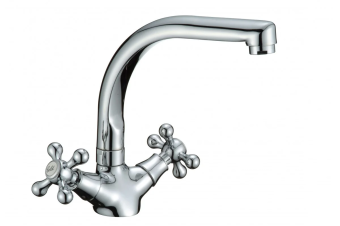 картинка смеситель для кухни CAL8023B хром от магазина ТНП
