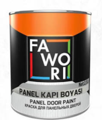 картинка FAWORI PANEL KAPI краска для панельных дверей цвет белый 2,5 л (интерьерная, акриловая) от магазина ТНП