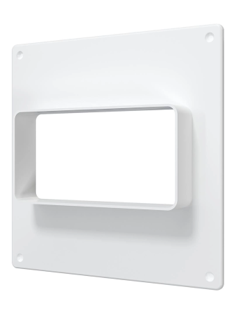 картинка 511ПТП, Площадка торцевая пластиковая 150х150 фланец 55х110 от магазина ТНП