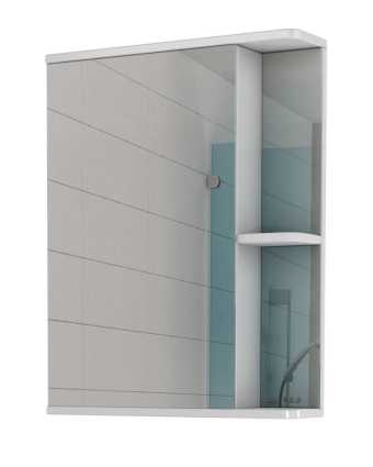 картинка Шкаф-зеркало Норма 1-55 левый АЙСБЕРГ DA1603HZ от магазина ТНП