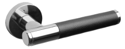 картинка Ручка дверная ZM675/5205 CP/BK Strong (1к-20шт) от магазина ТНП