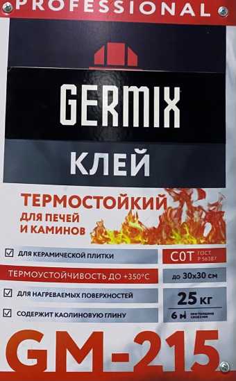 картинка Клей Термостойкий GERMIX GM-215 PRO 25 кг (56) от магазина ТНП