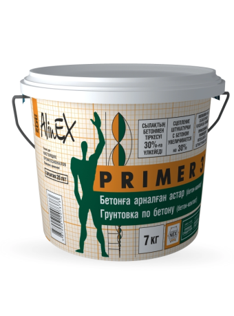 картинка Грунтовка Alinex PRIMER-3, 7 кг (по бетону, морозостойкая) от магазина ТНП