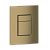 картинка brushed gold square flsuh button/Матово-золотая квадратная кнопка  KZGY001-G  от магазина ТНП
