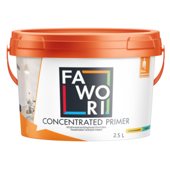 картинка FAWORI CONCENTRATED PRIMER грунтовка интерьерная 9 л. (Интерьерная, универсальная, для стен, под пок от магазина ТНП