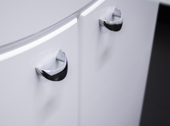 картинка Тумба под умывальник "Уют 50 Волна" без ящика АЙСБЕРГ DA1012T, код ТН ВЭД 9403609009 от магазина ТНП