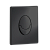 картинка matt black square flsuh button/ Матово-черная квадратная кнопка  KZGY002-B  от магазина ТНП