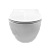 картинка Glossy White Wall-Hung Toilet/ Глянцевый белый подвесной унитаз KZ837B 490*370*340 от магазина ТНП