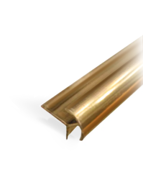 картинка Молдинг наружний угловой полукруглый GOLD GLOSSY 2950 мм Глянцевый (1уп-100шт) от магазина ТНП