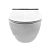 картинка Glossy White Wall-Hung Toilet/ Глянцевый белый подвесной унитаз KZ837B-C 490*370*340 от магазина ТНП