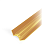картинка Молдинг внутренний угловой круглый  GOLD GLOSSY 2950 мм Глянцевый (1уп-100шт) от магазина ТНП