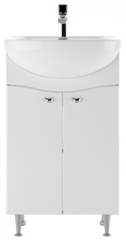 картинка Тумба под умывальник "Уют 50 Волна" без ящика АЙСБЕРГ DA1012T, код ТН ВЭД 9403609009 от магазина ТНП