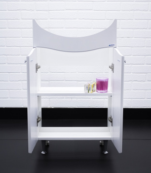 картинка Тумба под умывальник "Уют 50 Волна" без ящика АЙСБЕРГ DA1012T, код ТН ВЭД 9403609009 от магазина ТНП