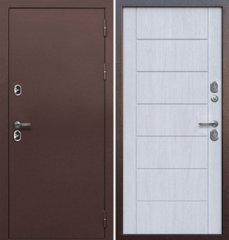 картинка Дверь мет. 11 см ISOTERMA Медный антик Астана милки (860мм) левая/Ф2 от магазина ТНП