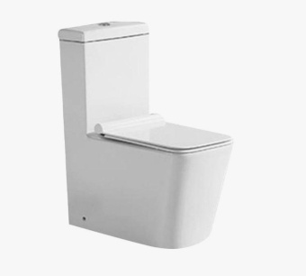 картинка Унитаз монолитный  SANITECO SA-3074 белый 690X360X835 от магазина ТНП