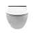картинка Glossy White Wall-Hung Toilet/ Глянцевый белый подвесной унитаз KZ837B-B 490*370*340 от магазина ТНП