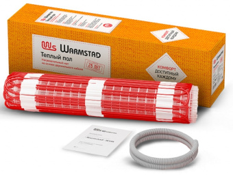 картинка Мат нагревательный "Warmstad" WSM 1360 Вт/9,00 кв.м. от магазина ТНП