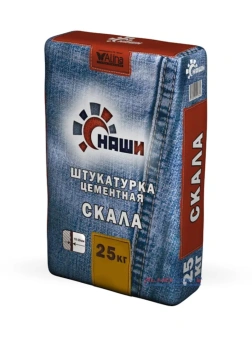 картинка Штукатурка НАШИ " СКАЛА",  25кг (цементная) от магазина ТНП