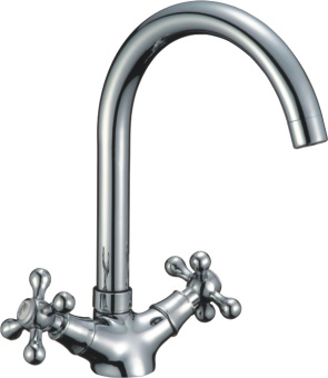 картинка смеситель для кухни CAL8023C хром от магазина ТНП